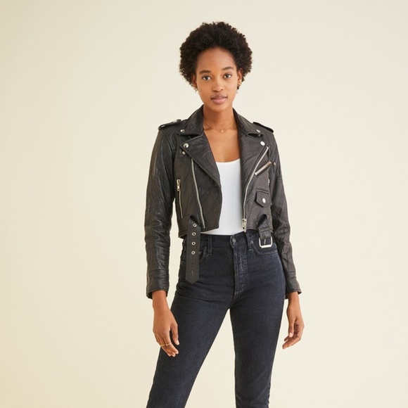 Deadwood Debbie Recycled Leather Biker Jacket